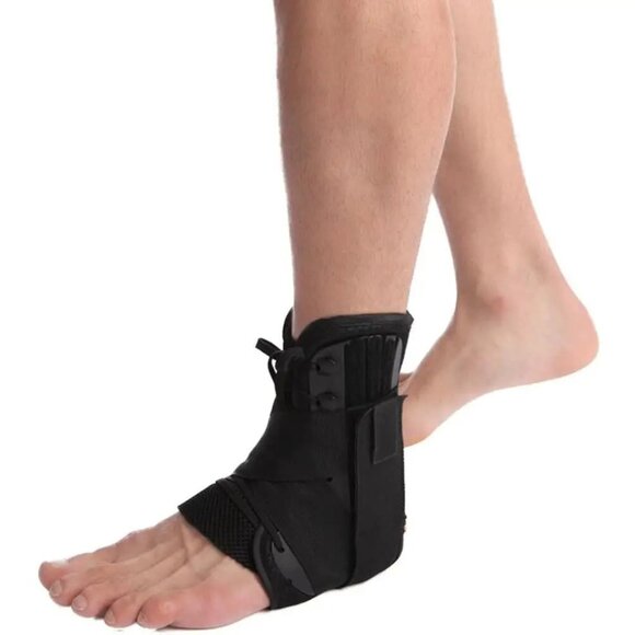 Ankle Brace Lace Up Compression Strap - Elastic Support & Adjustable Stabilizers - Picture 12 of 15